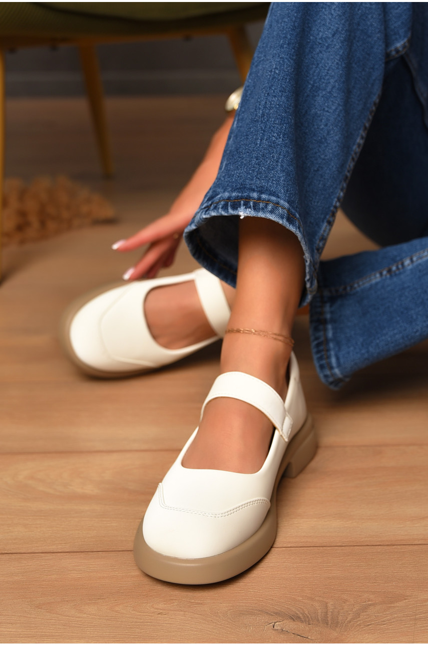 Туфли женские белого цвета W 208-15 205958