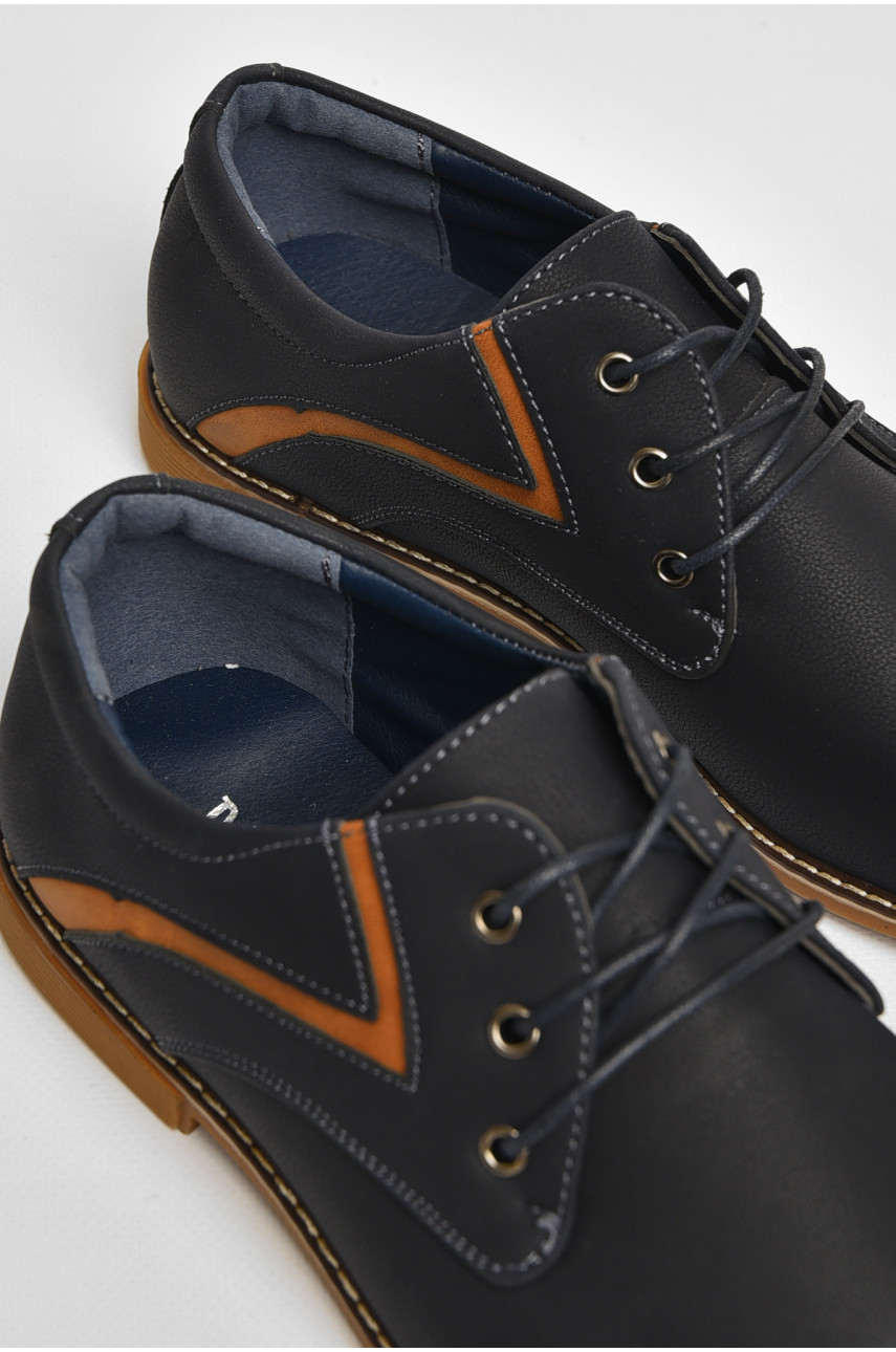 Туфлі чоловічі темно-синього кольору А1227-1 205965