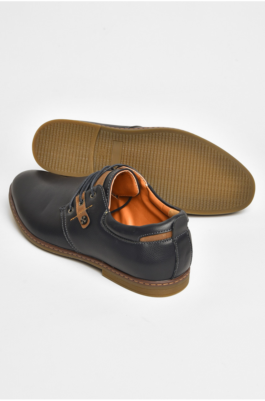 Туфлі чоловічі темно-синього кольору А1218-1 205970