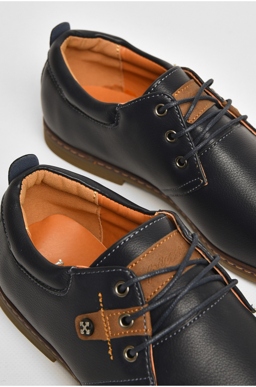 Туфлі чоловічі темно-синього кольору А1218-1 205970