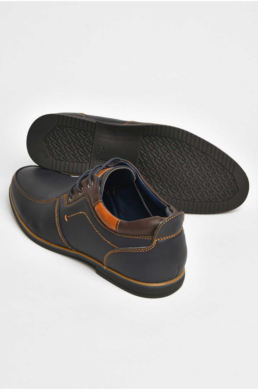 Туфлі чоловічі темно-синього кольору А1678-1 205971