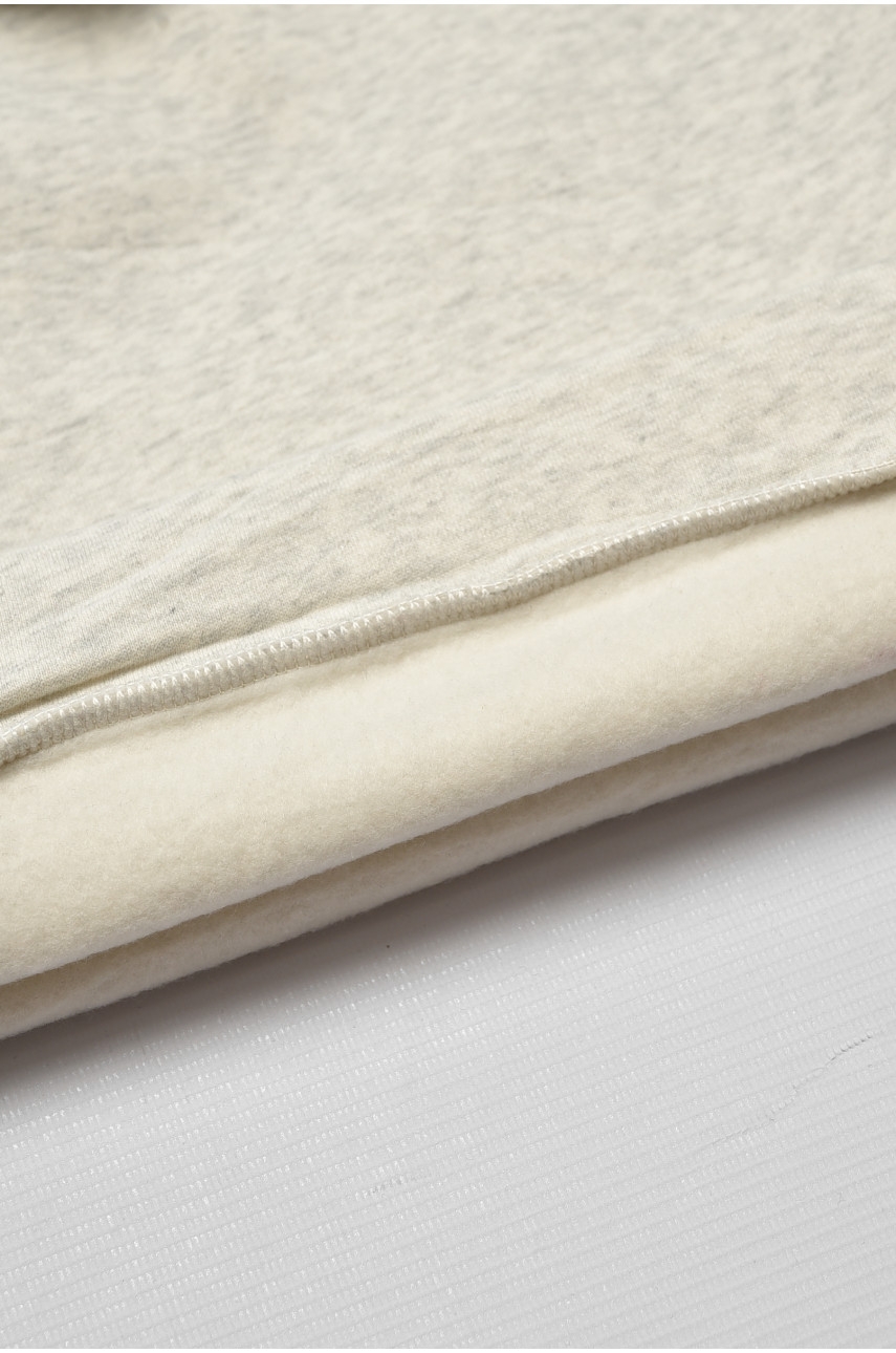 Свитшот детский для мальчика на флисе светло-серого цвета 322 206010 Свитшот детский для мальчика на флисе светло-серого цвета 322 206010