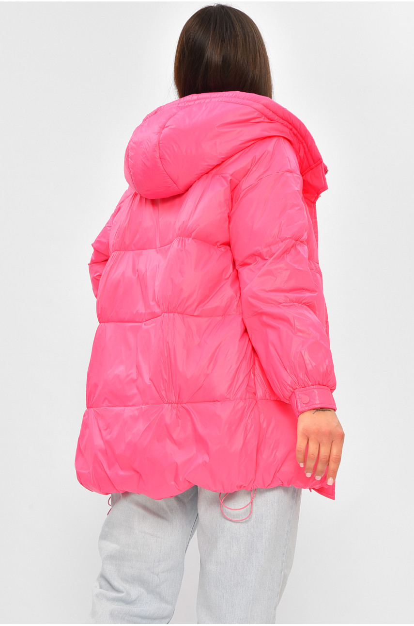 Куртка жіноча демісезонна малинового кольору 082 206038