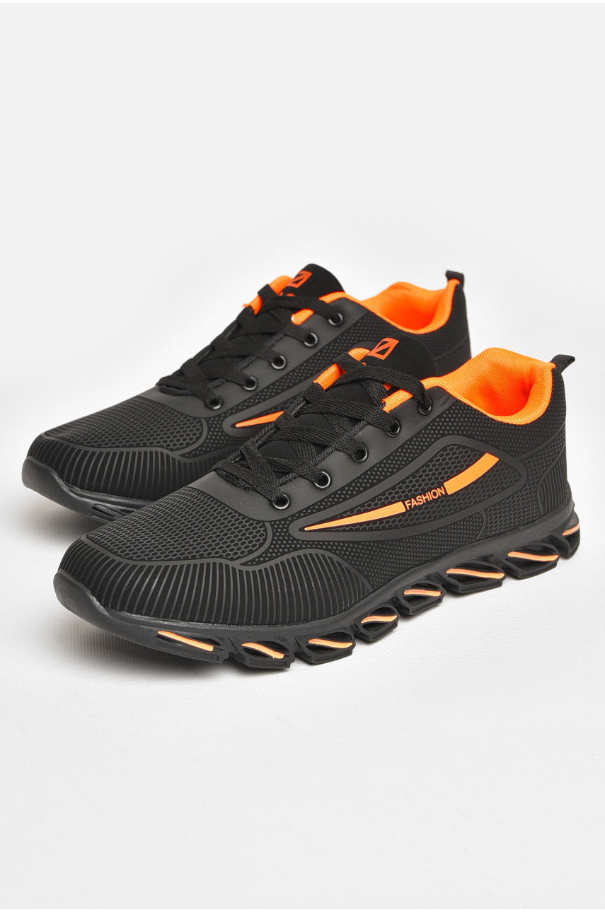 Кроссовки мужские черного цвета 9112-5 206043