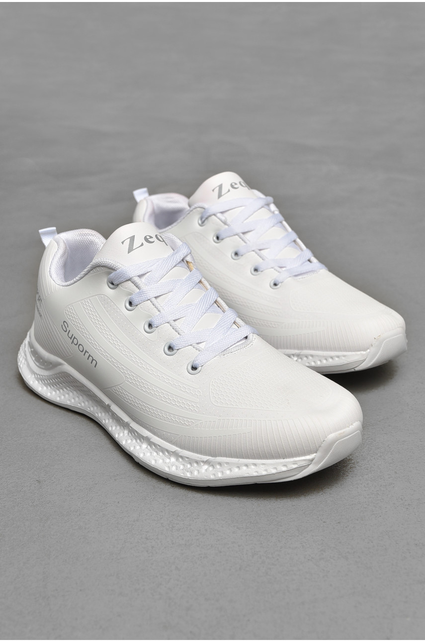 Кроссовки мужские белого цвета 939-1 206048