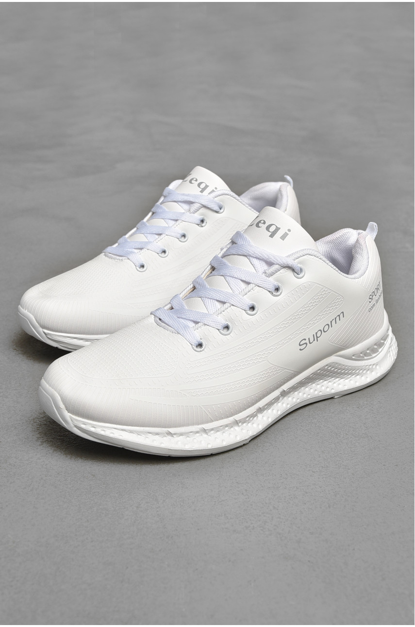 Кроссовки мужские белого цвета 939-1 206048