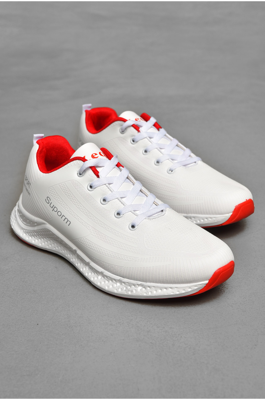 Кроссовки мужские белого цвета 939-3 206057
