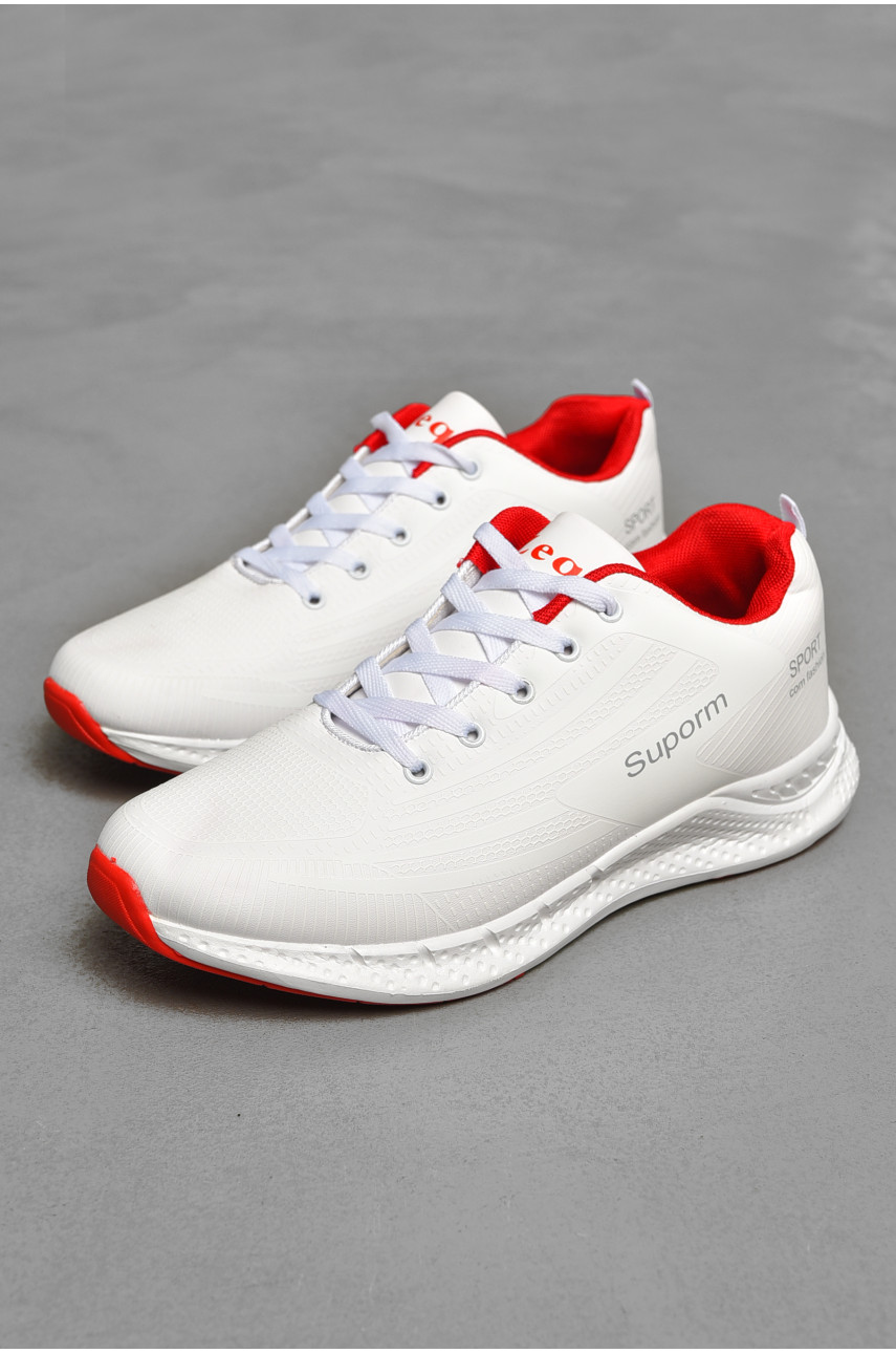 Кроссовки мужские белого цвета 939-3 206057