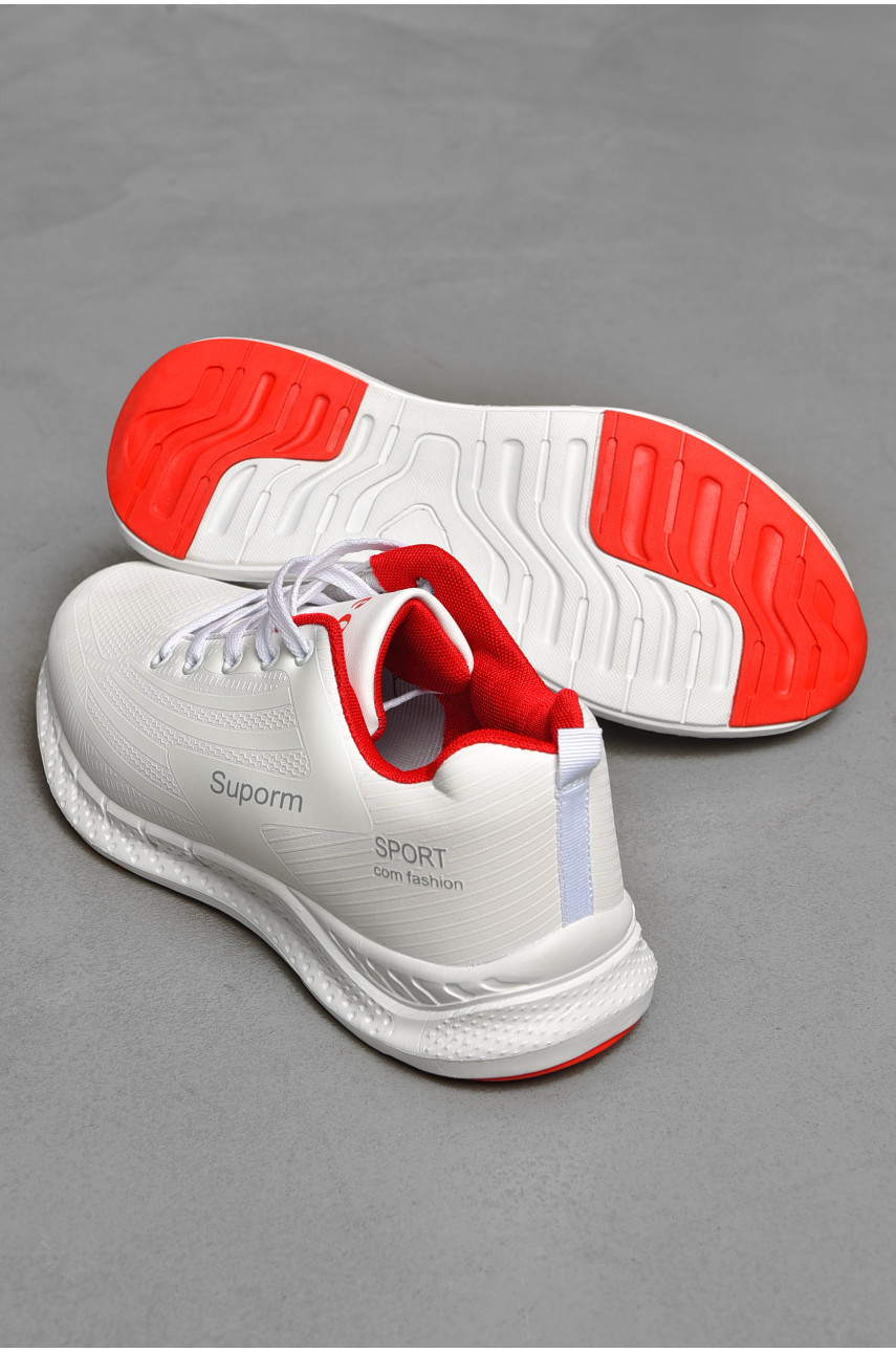 Кроссовки мужские белого цвета 939-3 206057
