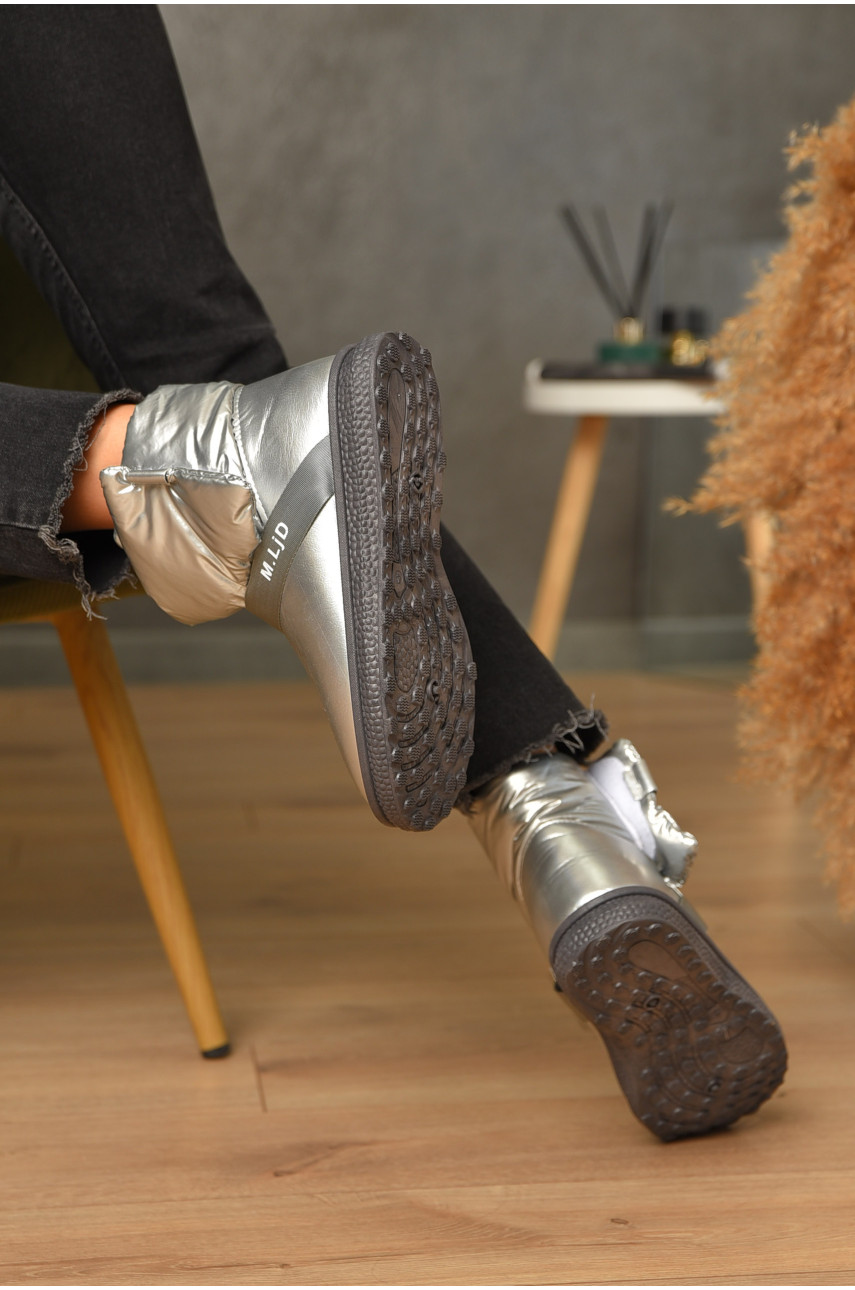 Уггі жіночі на хутрі сірого кольору 292 206065