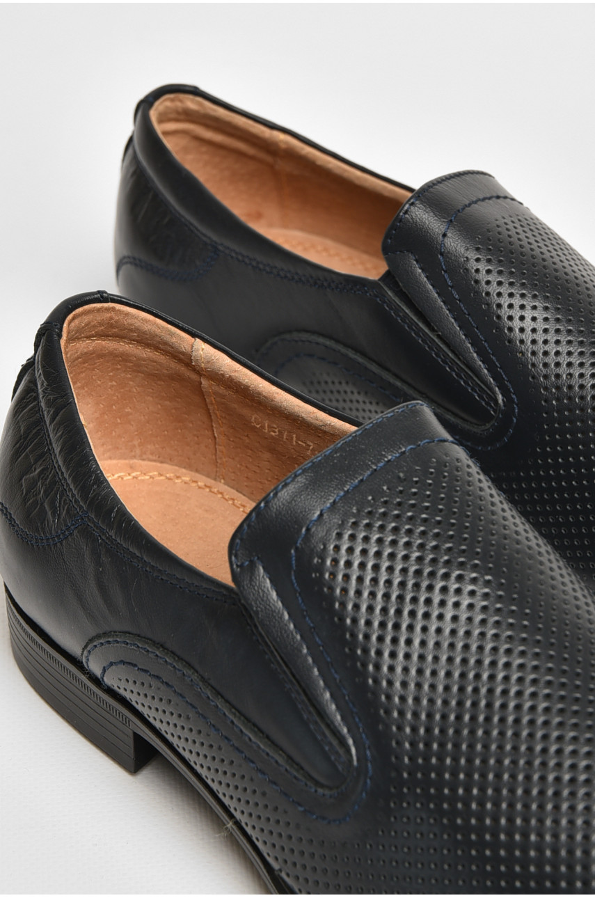 Туфлі чоловічі темно-синього кольору с1311-7 206076