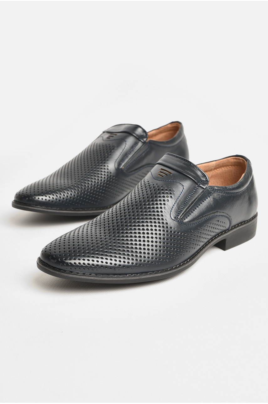 Туфли мужские темно-синего цвета с302-7 206079
