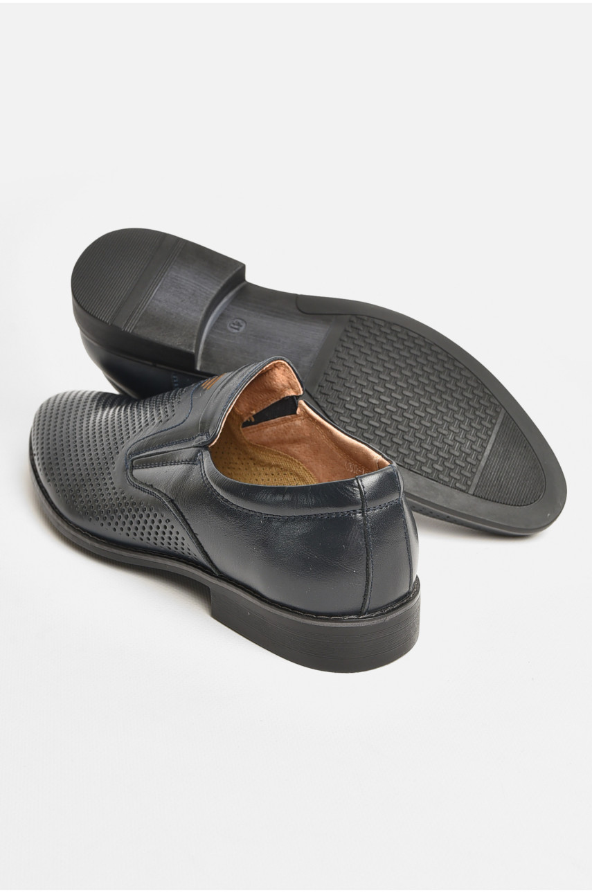 Туфлі чоловічі темно-синього кольору с302-7 206079