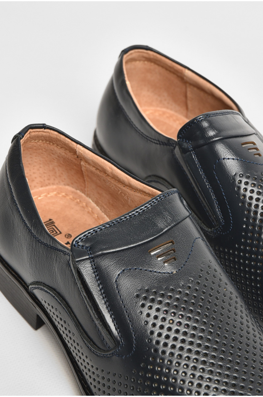 Туфлі чоловічі темно-синього кольору с302-7 206079