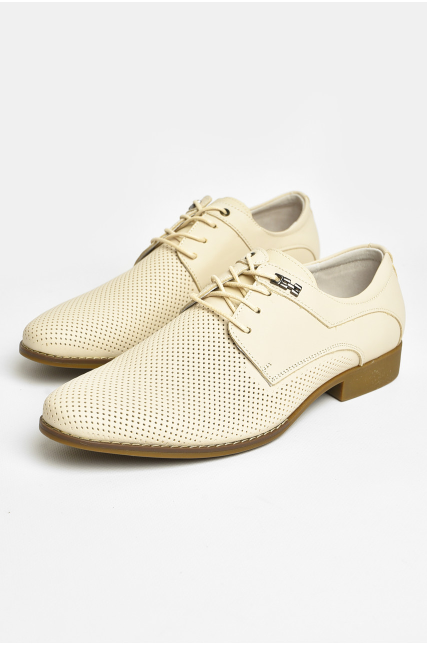 Туфли мужские светло-бежевого цвета с1592-2 206082