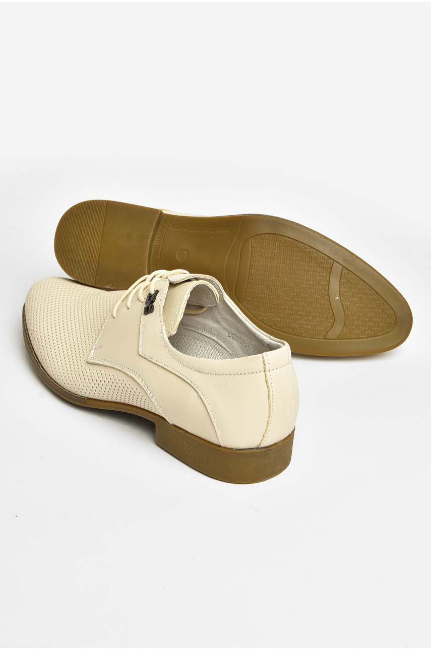 Туфлі чоловічі світло-бежевого кольору с1592-2 206082