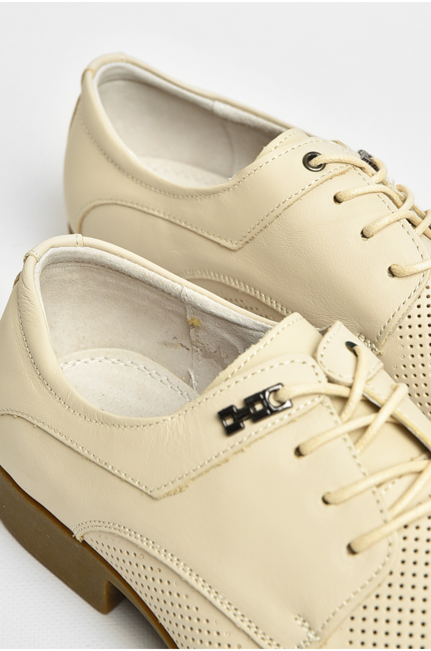 Туфлі чоловічі світло-бежевого кольору с1592-2 206082