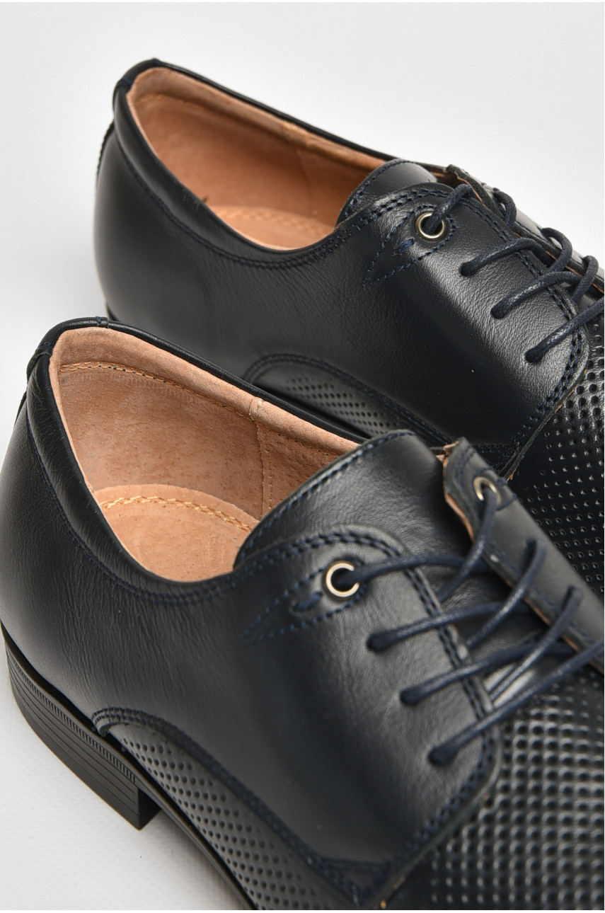 Туфлі чоловічі темно-синього кольору с1313-7 206083