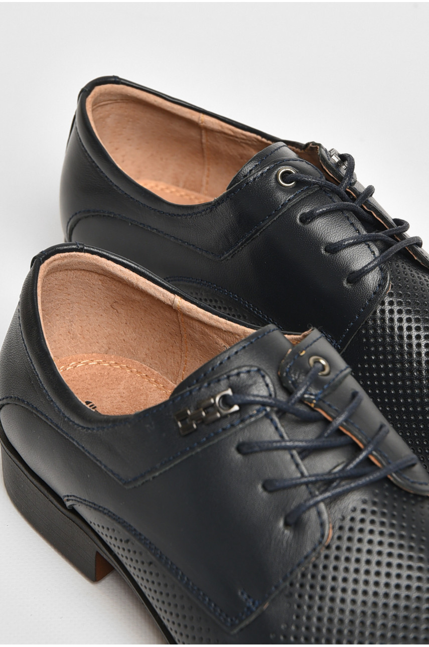 Туфлі чоловічі темно-синього кольору с1592-7 206085