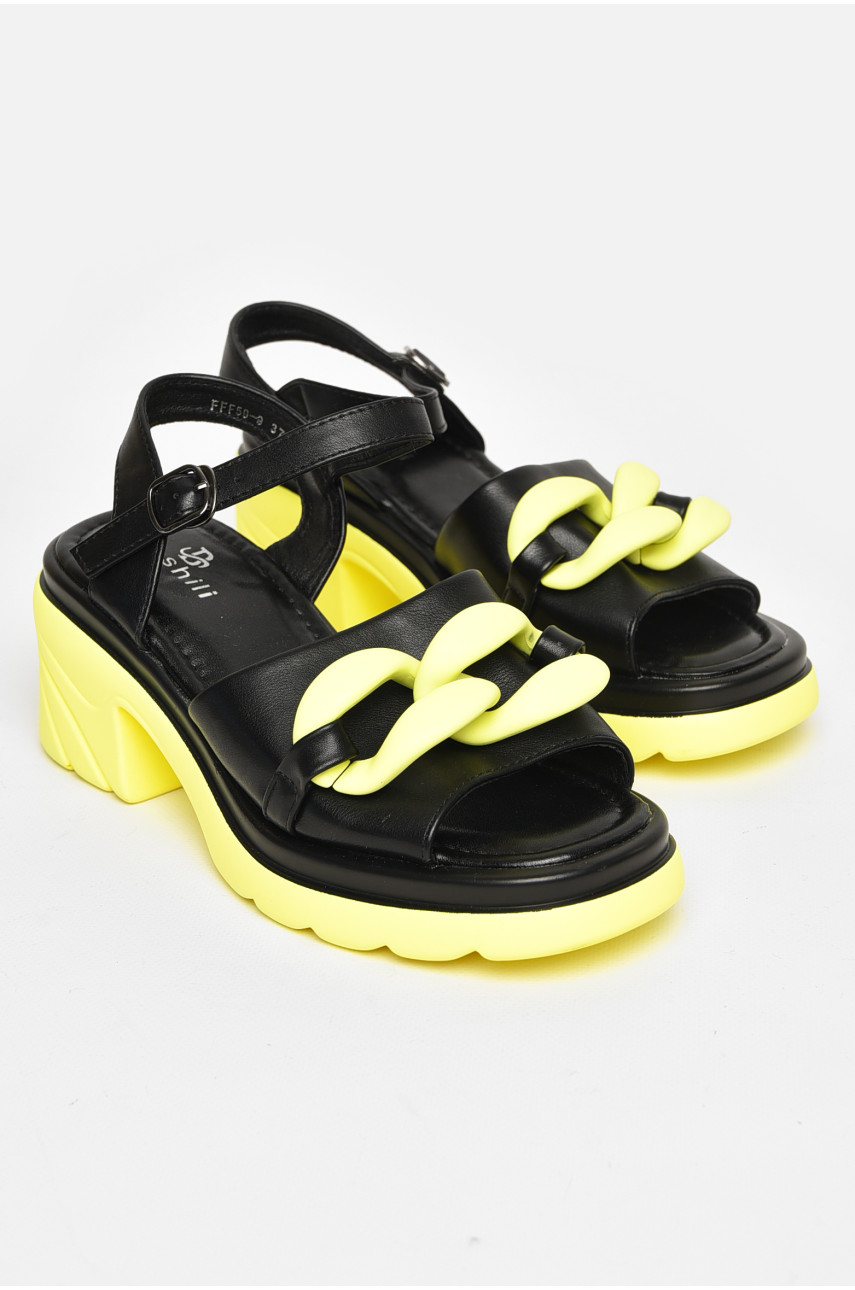 Босоніжки жіночі чорного кольору 59-9 206109