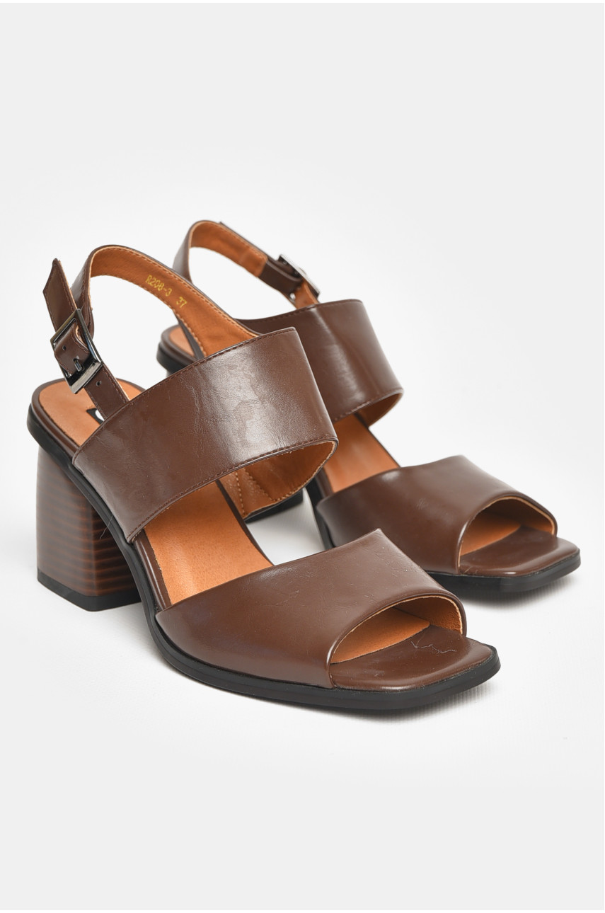 Босоніжки жіночі коричневого кольору R208-3 206129