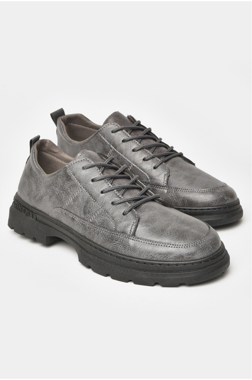 Туфли мужские серого цвета Т13-2 206138