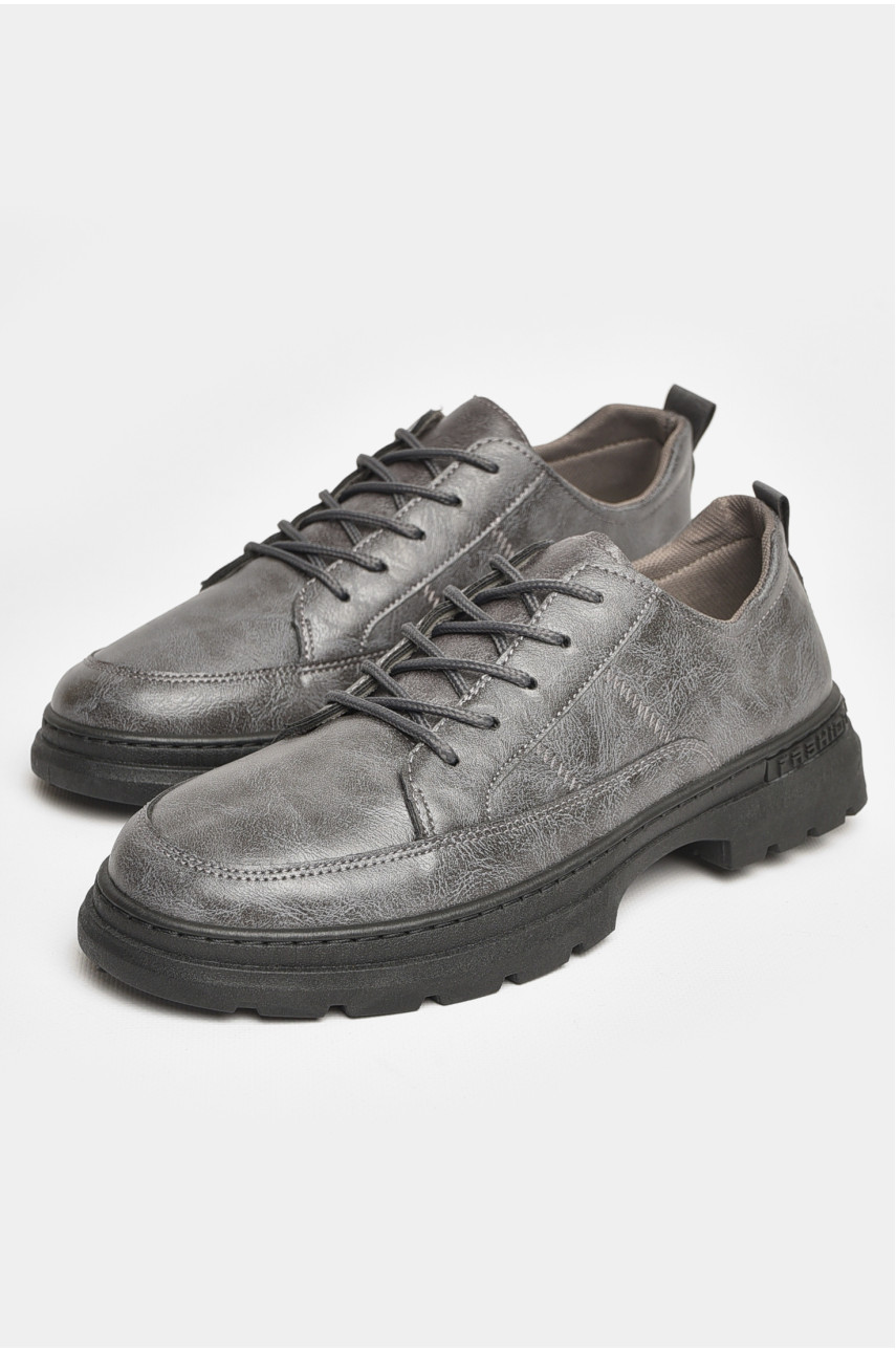 Туфли мужские серого цвета Т13-2 206138