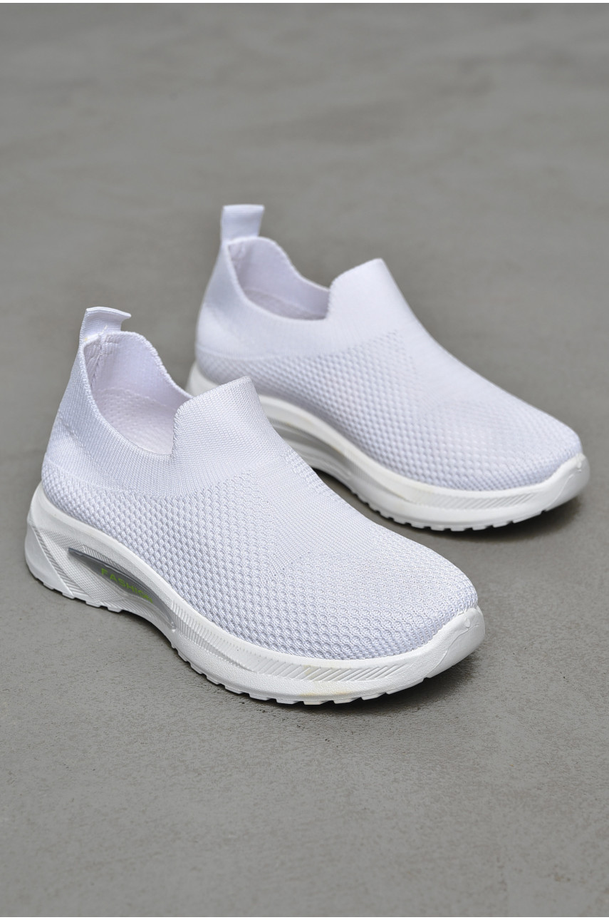 Кроссовки детские текстильные белого цвета 777-С1182 206145