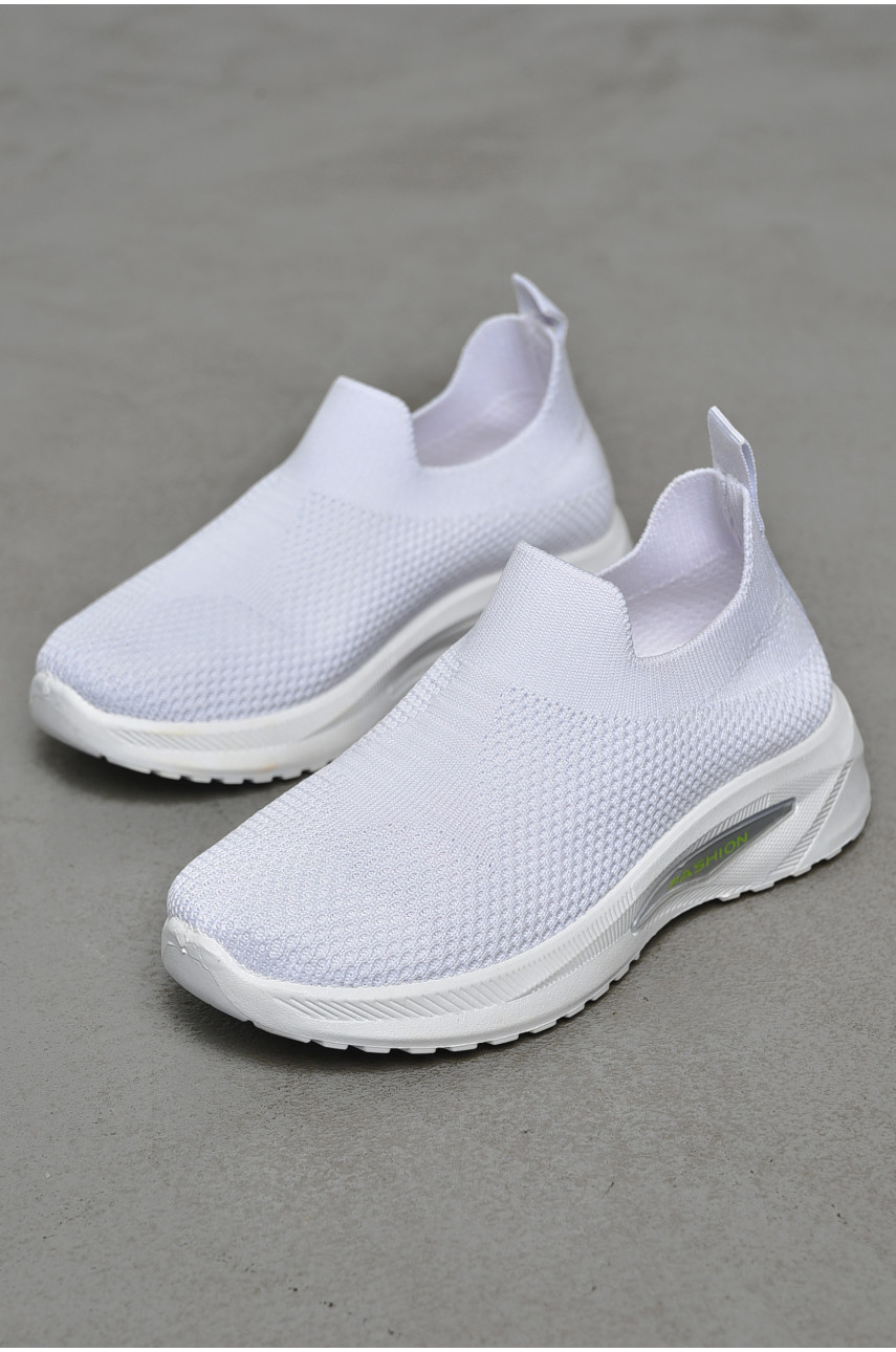 Кроссовки детские текстильные белого цвета 777-С1182 206145