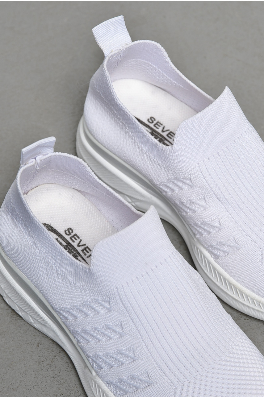 Кроссовки детские текстильные белого цвета 777-С1157 206146