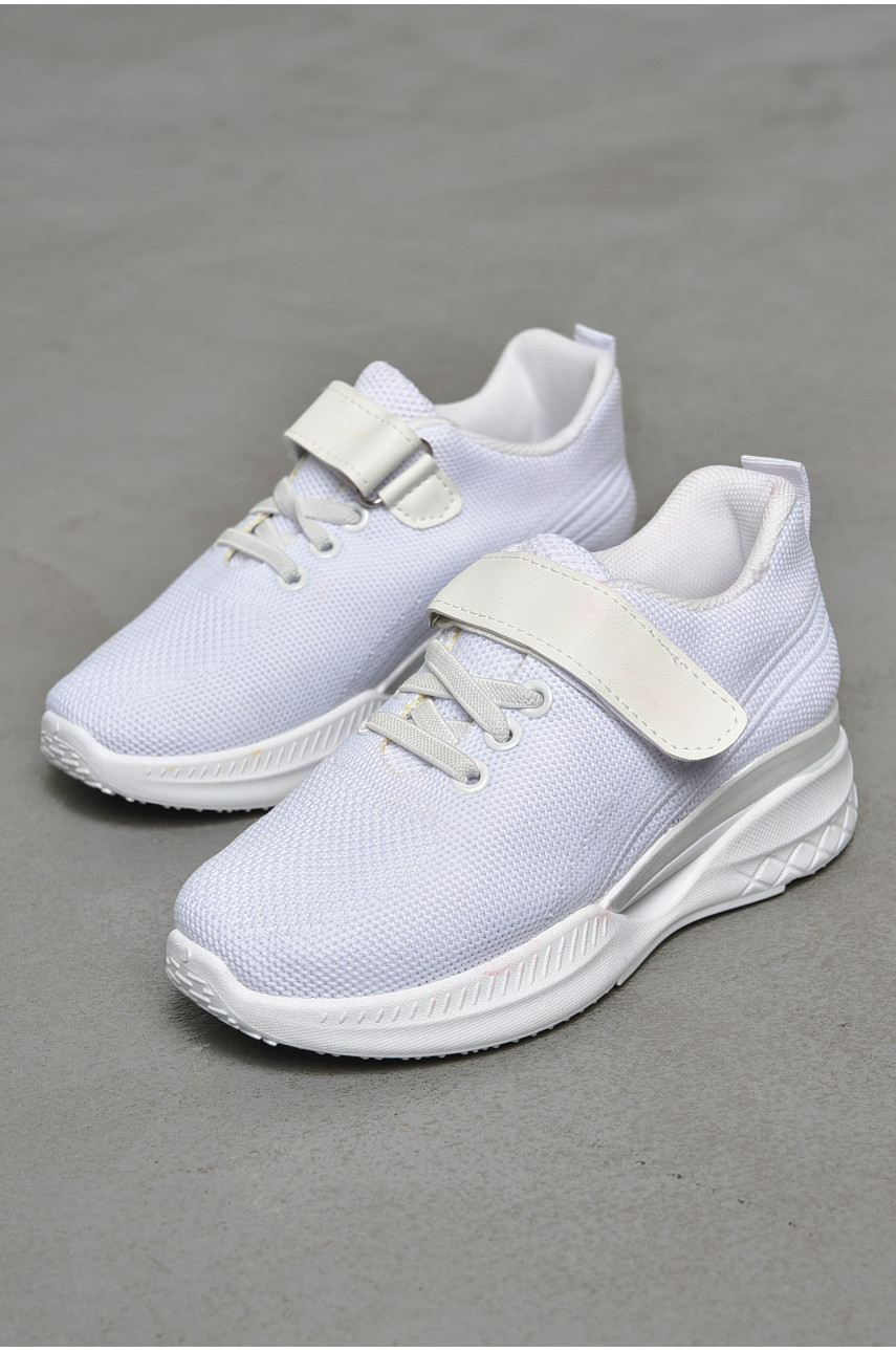 Кроссовки детские текстильные белого цвета 777-С1171 206151