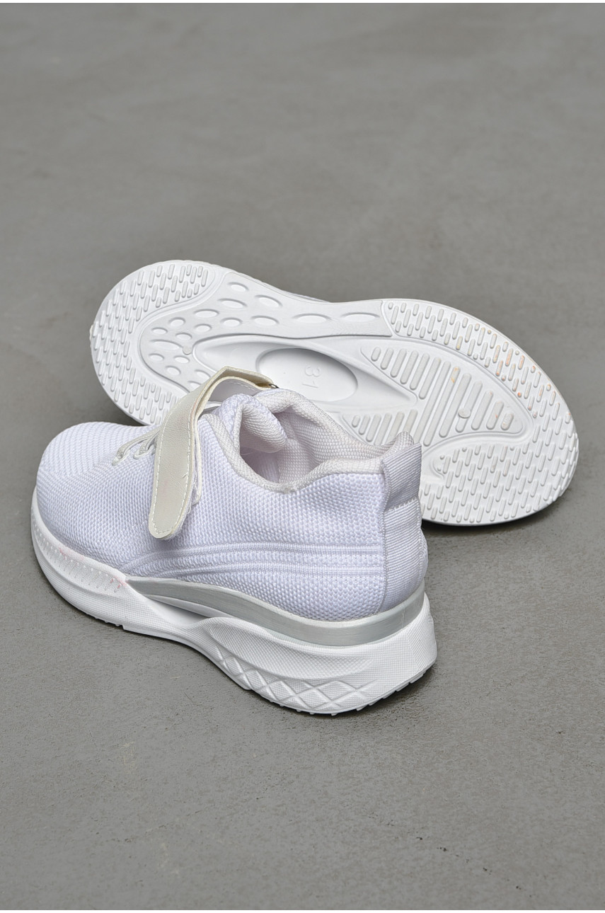 Кроссовки детские текстильные белого цвета 777-С1171 206151