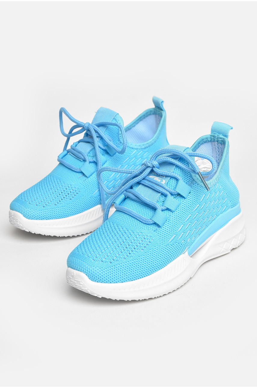 Кроссовки детские текстильные голубого цвета 777-С1180 206152