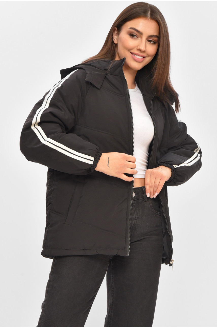 Куртка жіноча єврозима чорного кольору 2662 206153