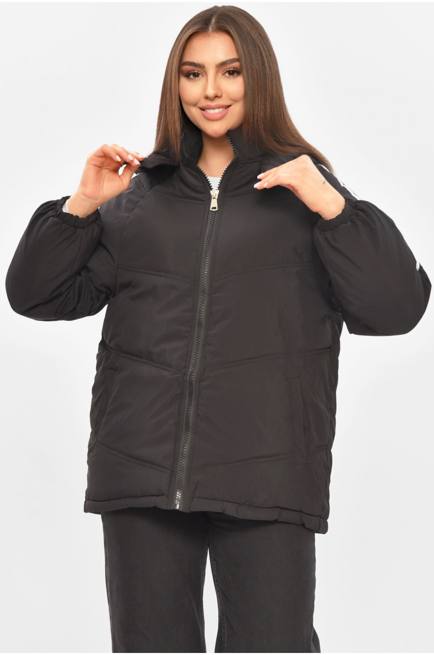 Куртка жіноча єврозима чорного кольору 2662 206153