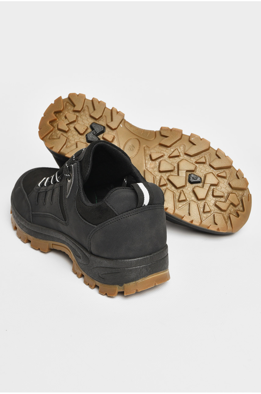 Черевики чоловічі чорного кольору на шнурівці YB10025-1 206188