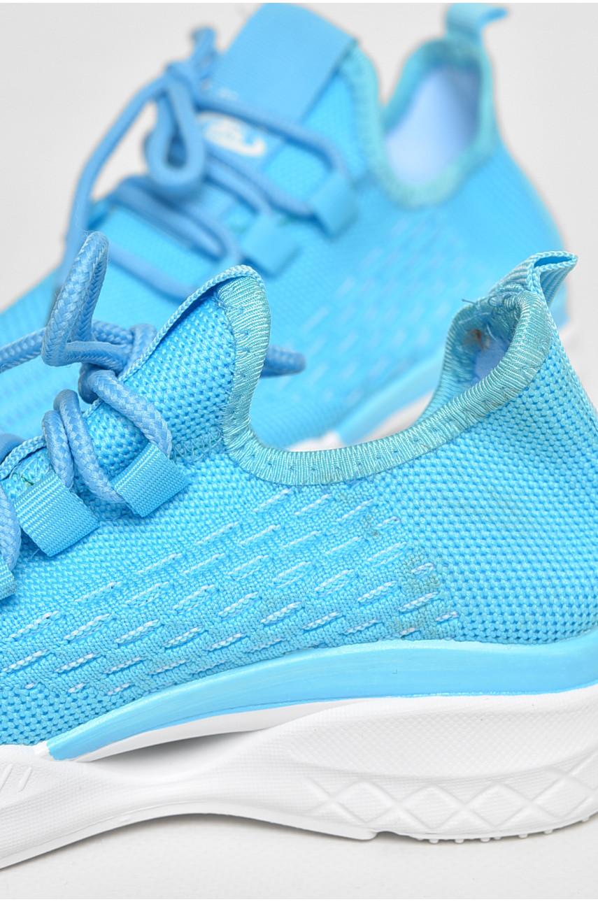 Кросівки дитячі текстильні блакитного кольору Уцінка 777-С1180 206211