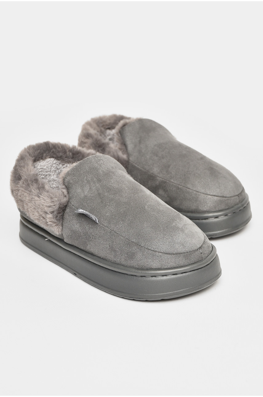 Тапочки комнатные мужские серого цвета 9819-3 206213
