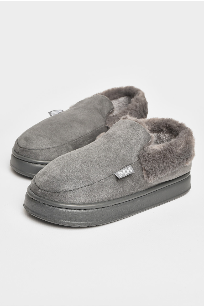 Тапочки комнатные мужские серого цвета 9819-3 206213