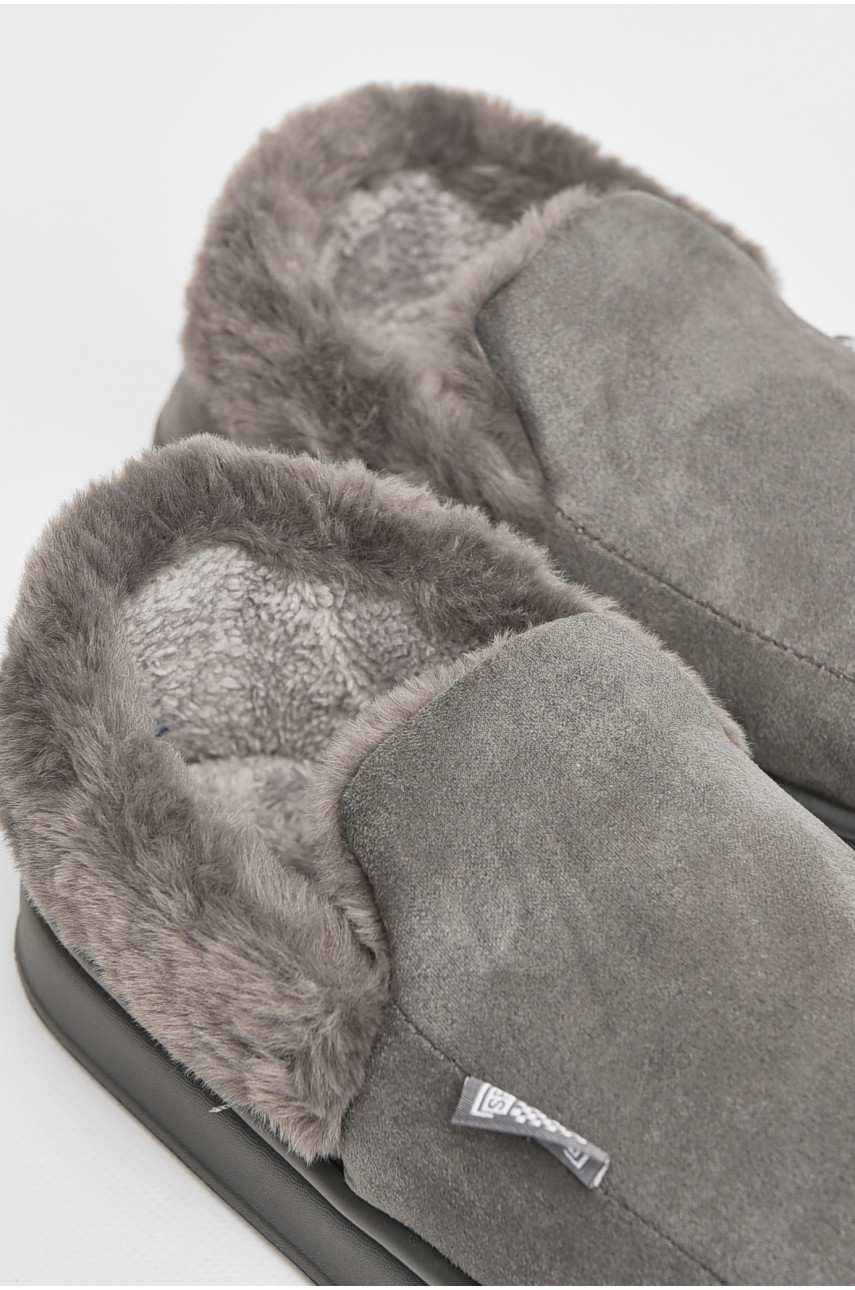 Тапочки комнатные мужские серого цвета 9819-3 206213