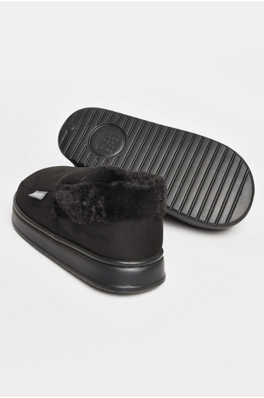 Тапочки комнатные мужские черного цвета 9819-3 206214