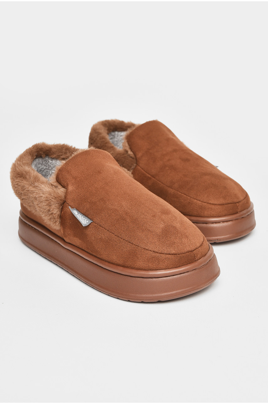 Тапочки комнатные мужские коричневого цвета 9819-3 206215