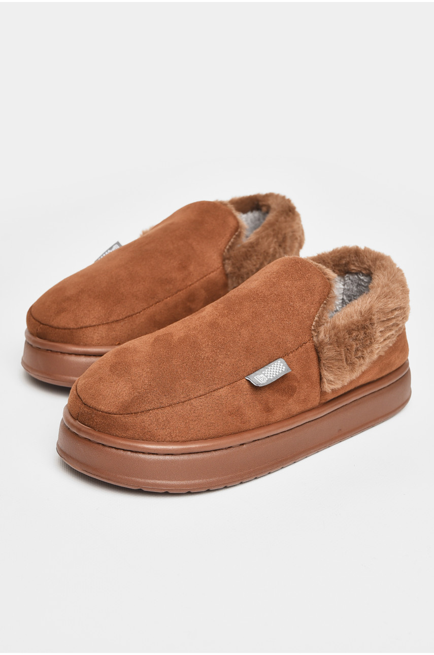 Тапочки комнатные мужские коричневого цвета 9819-3 206215