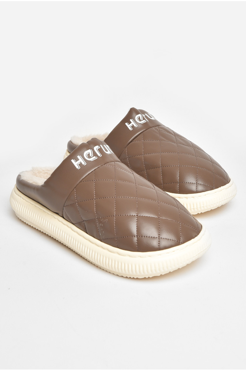 Тапочки комнатные мужские коричневого цвета 18812-2 206228