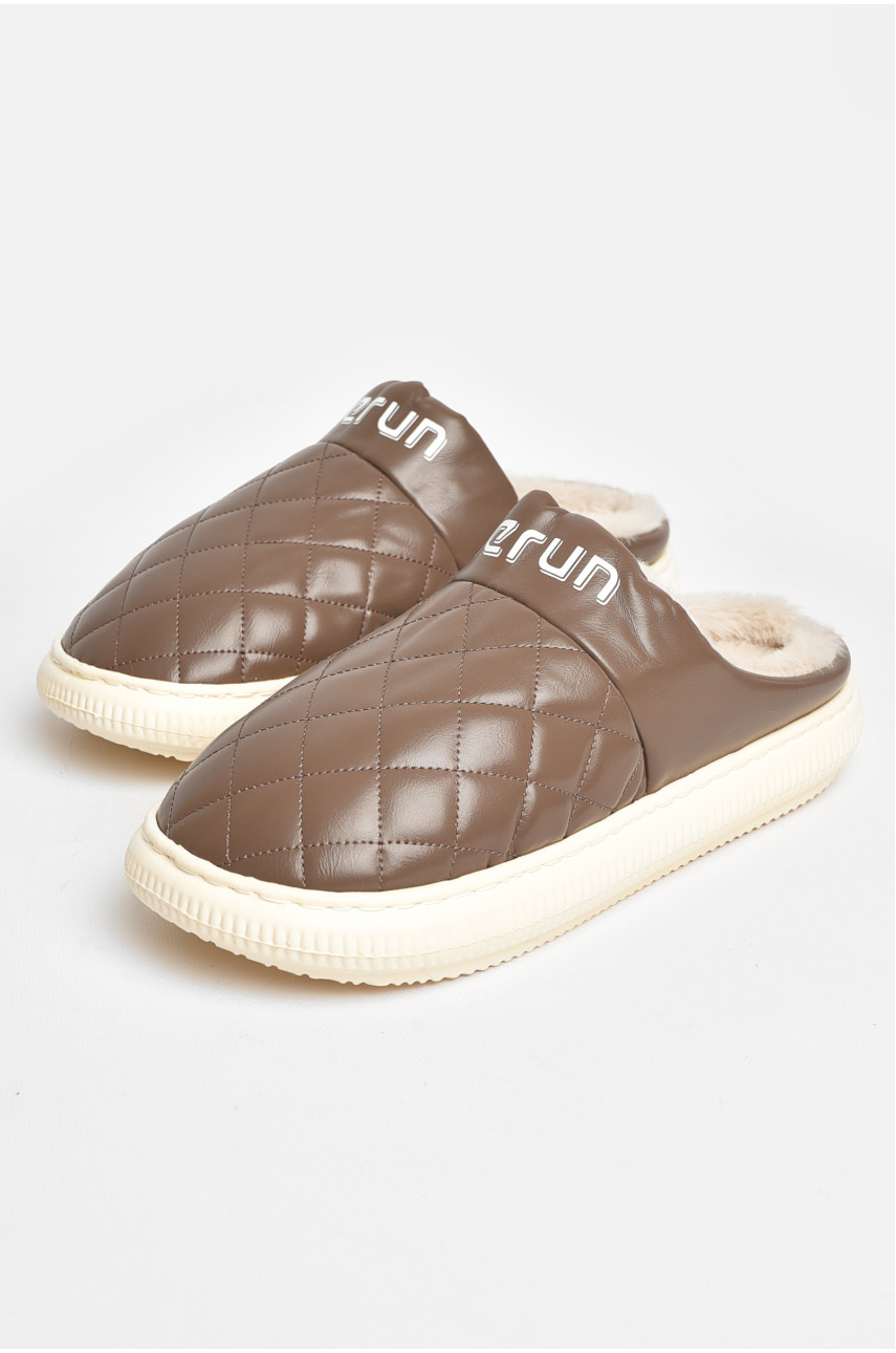 Тапочки комнатные мужские коричневого цвета 18812-2 206228