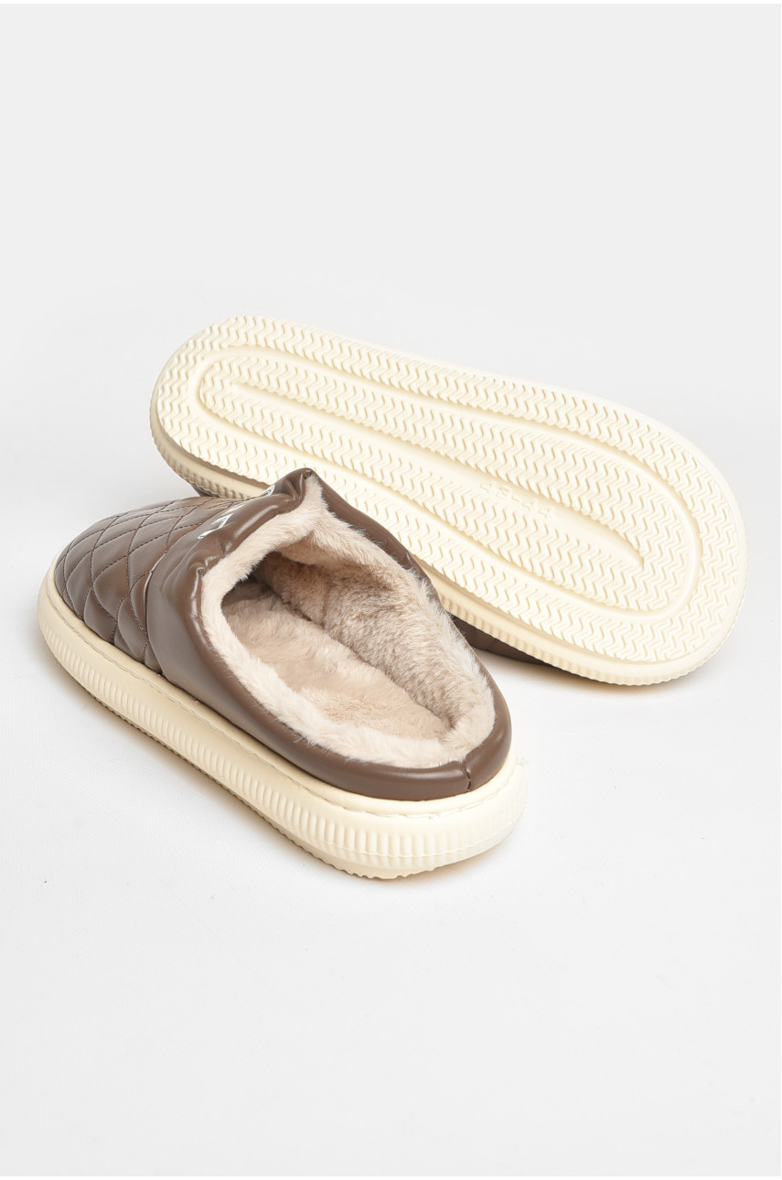 Тапочки комнатные мужские коричневого цвета 18812-2 206228