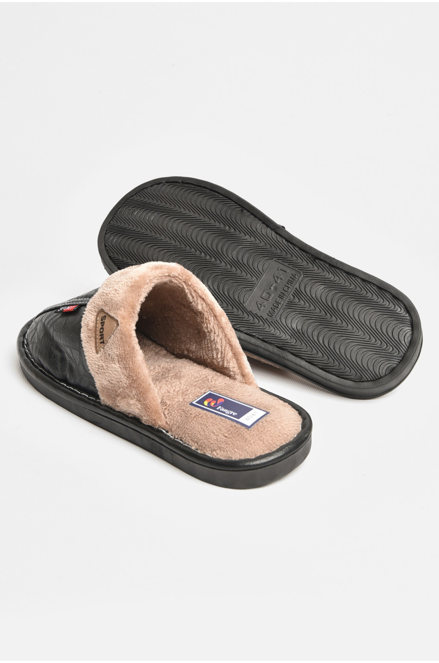 Тапочки комнатные мужские черного цвета А8114 206364