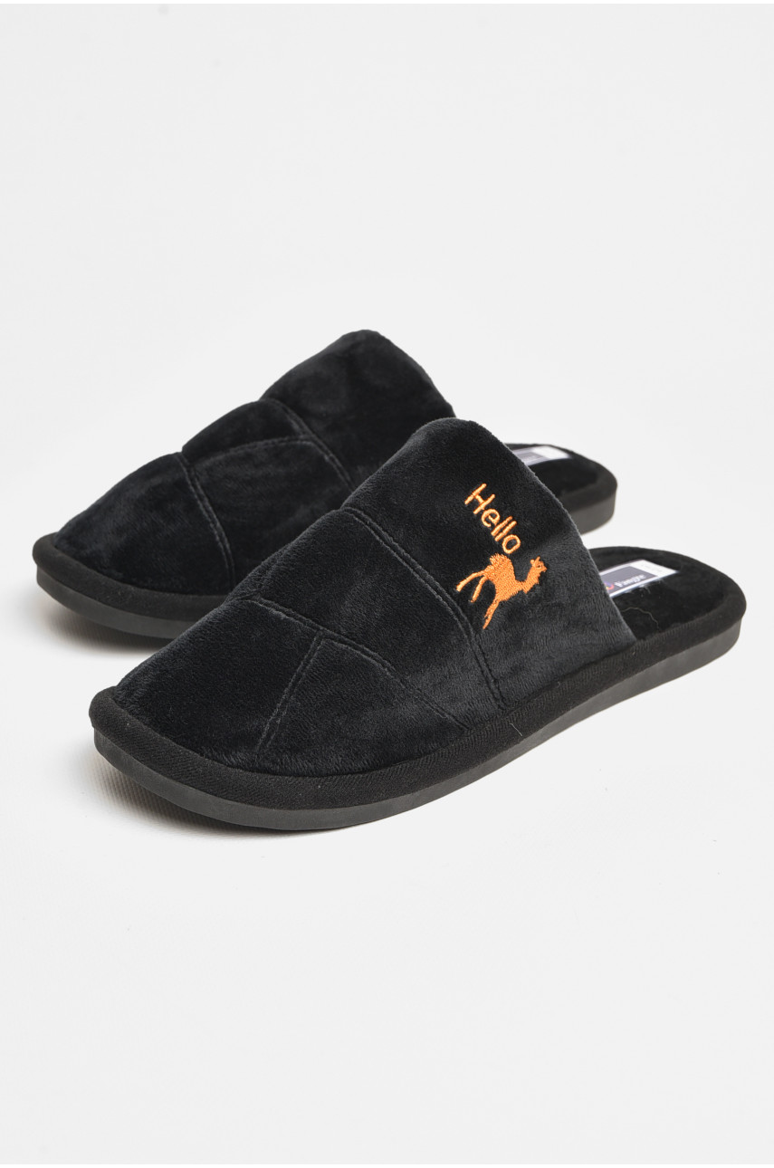Тапочки комнатные мужские черного цвета 72BUC 206367