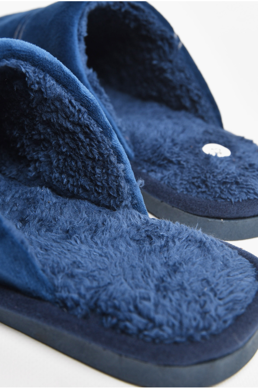 Тапочки комнатные мужские тёмно-синего цвета 628 206376