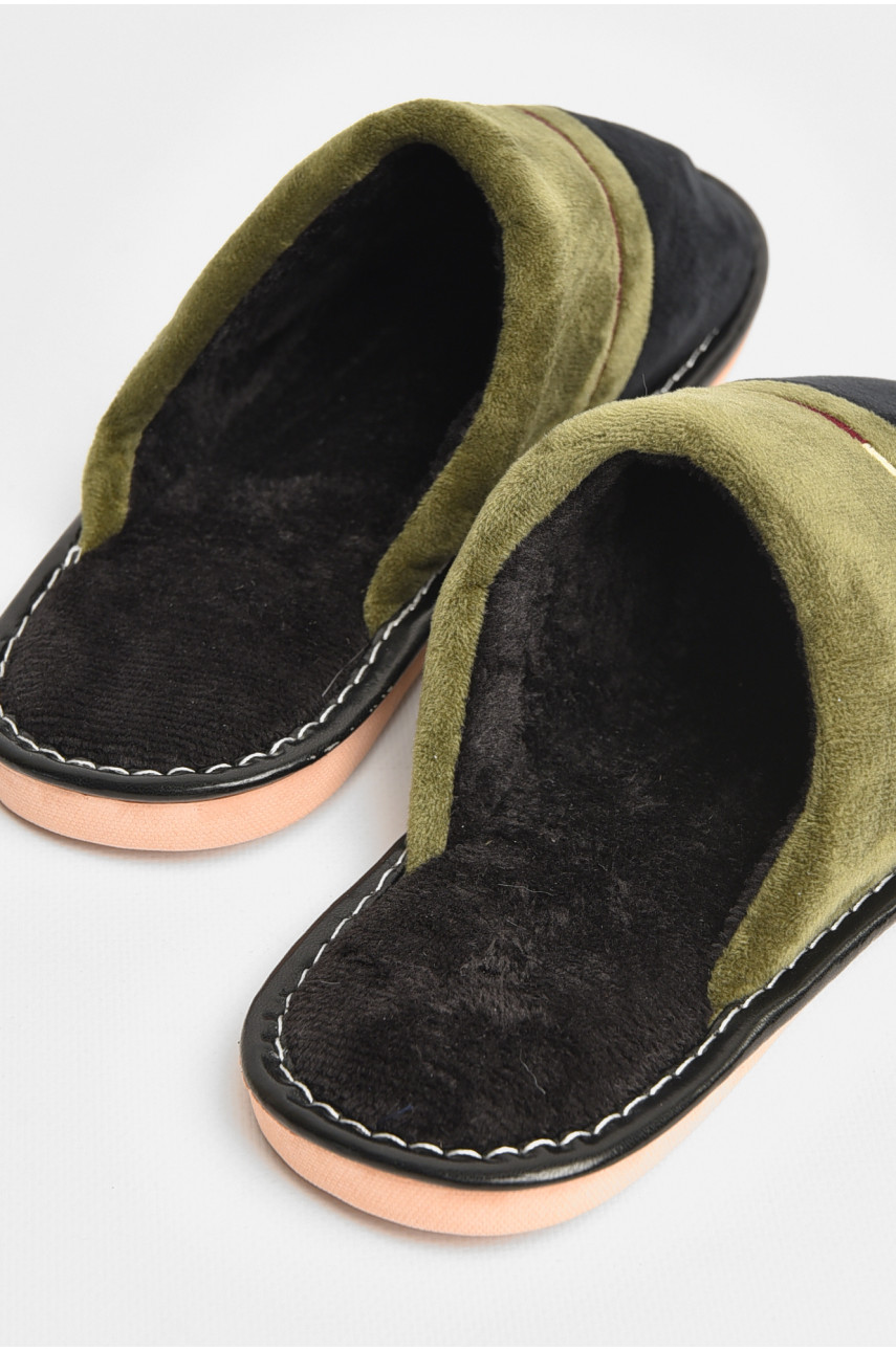 Капці кімнатні чоловічі чорного кольору 668 206385 Капці кімнатні чоловічі чорного кольору 668 206385